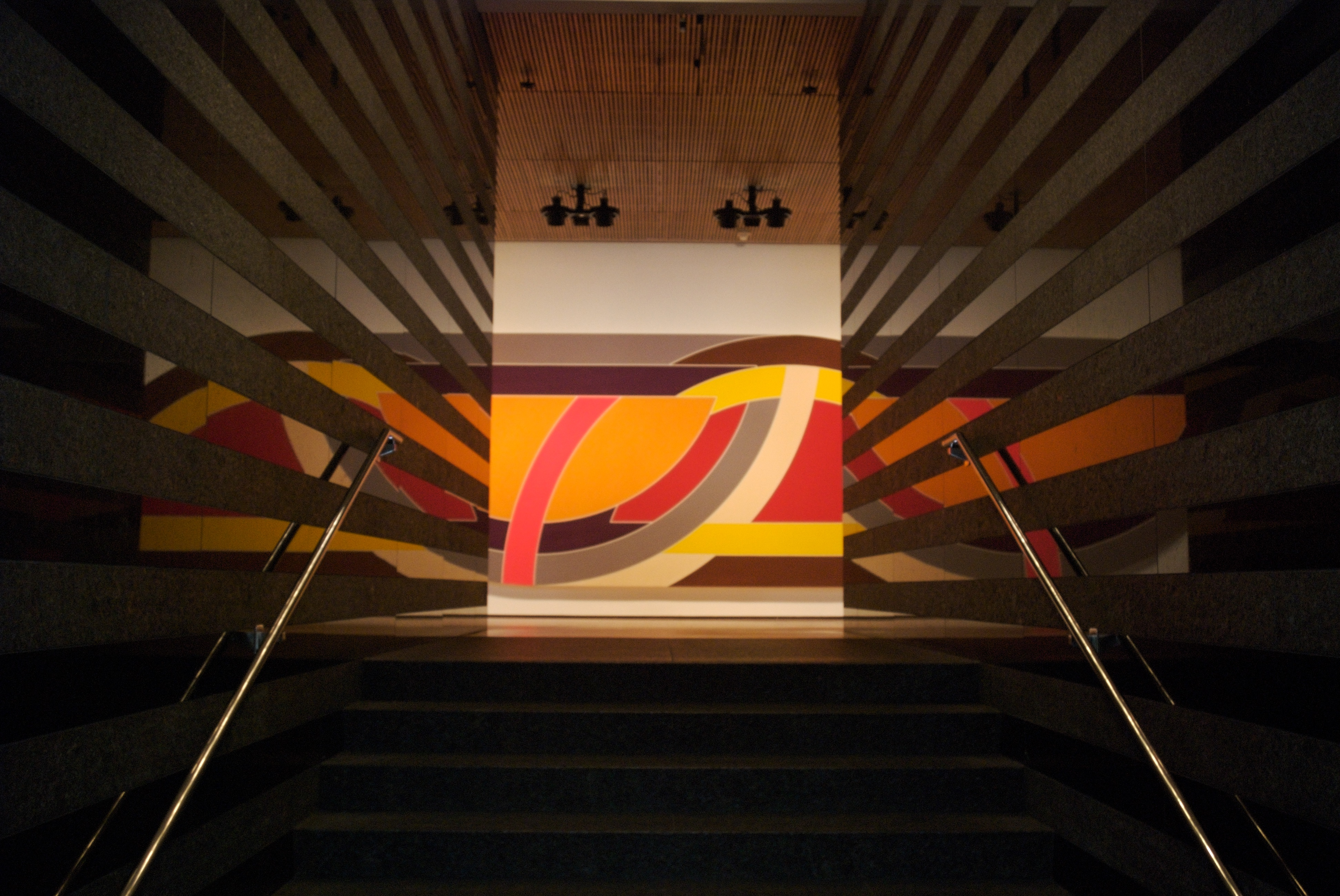 Staircase at San Francisco Modern Art Gallery